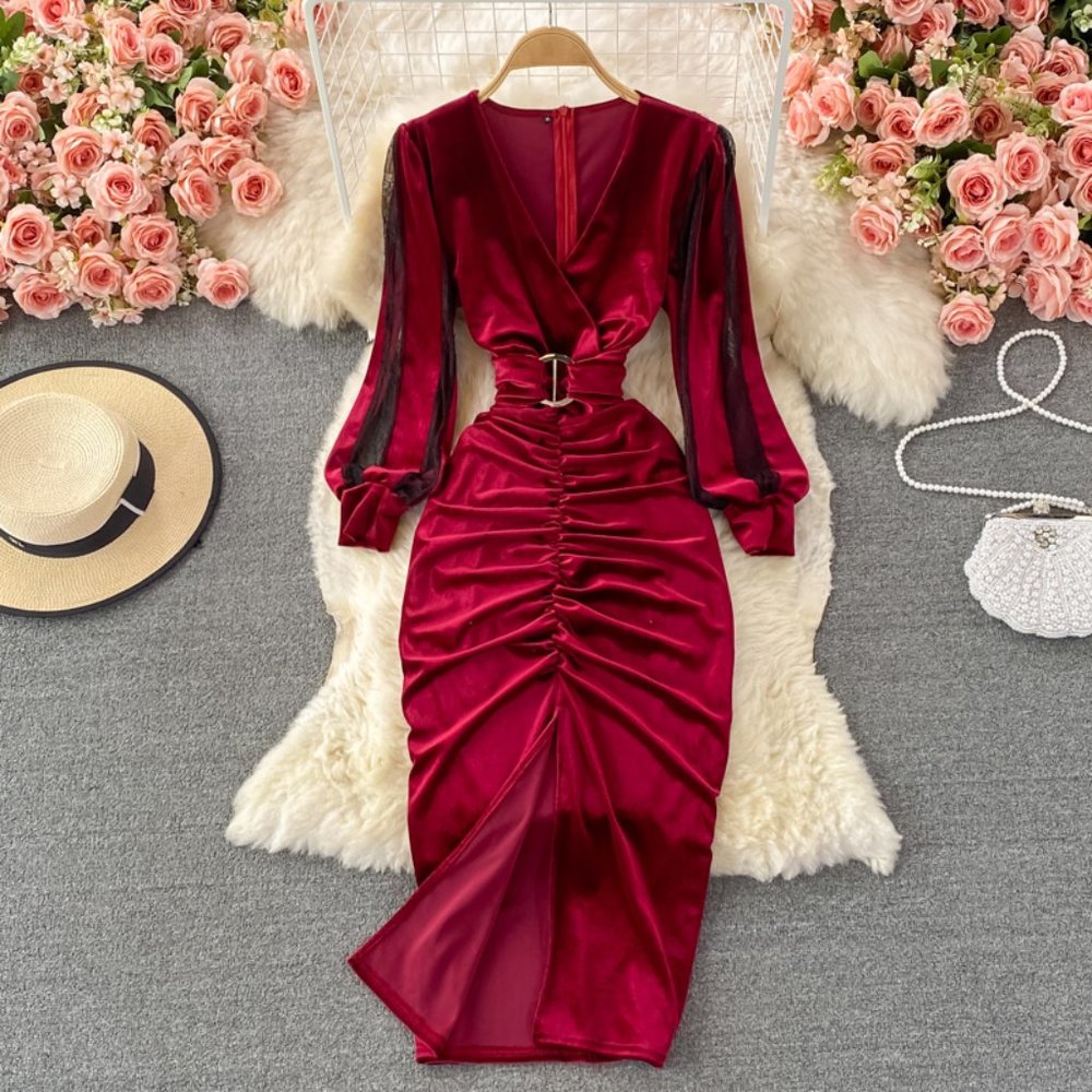 NWT Burgundy Holiday Dress